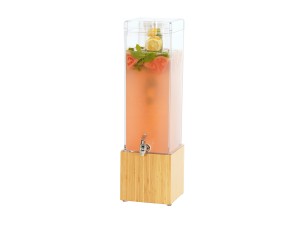 Bamboo 3 Gallon Beverage Dispenser with Infusion Chamber